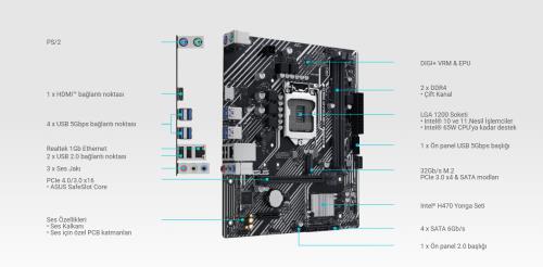 En ucuz ASUS Anakartlar İntel 1200Pin fiyatı